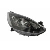 Фара передняя Mazda 2 2007-2014 правая H4, man/автом. рег, черная рамка - DEPO