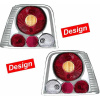 Фонари задние Volkswagen Golf IV 1996-2003 Хром Design кт 2шт - HELLA