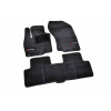 Ковры салона ворс Mitsubishi Outlander 2012-2015 Чёрн, Premium - AVTM