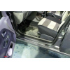 Renault Clio III 2008-2012 Накладки на порожки 4шт - Carmos