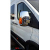 Ford Transit 2014- Накладки на дзеркала (пластик) 2шт - Carmos