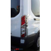 Ford Transit 2014- Накладки на стопы (пластик) 2шт - Carmos