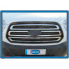 Ford Transit 2014- Накладка на решетку радиатора 3шт - Carmos