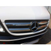 Mercedes Sprinter W906 2006- / 2013- Накладки на решітку радіатора 4шт - Carmos