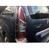 Peugeot Partner 2008-2012 Накладки на стопы угловые (пластик) 2шт - Carmos
