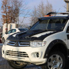 Накладка на капот V1 Mitsubishi L200 2006-2015 гг. (ABS)