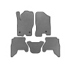 Коврики EVA Nissan Pathfinder R51 2005-2014 гг. (2 ряда, Серые)