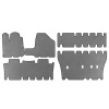 Коврики EVA Toyota Sienna 2003-2009 гг. (3 ряда, Серые)
