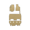 Коврики EVA Dodge Grand Caravan V 2008-2020 гг. (2008-2020, 3 ряда, 8-местный/Комплектация SXT, Бежевые)