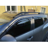 Ветровики с хромированным молдингом Renault Duster 2024- гг. (4 шт, Niken)