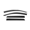 Ветровики с хромированным молдингом Niken Luxury Dodge Journey 2008-2020 гг. (4 шт)