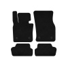 Текстильные коврики Deluxe Mini Cooper F55/56/57 2014-2023 гг. (для F56, черные)