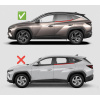 Ветровики на окна Hyundai Tucson NX4 2021- гг. (4 шт, HIC)
