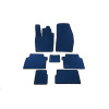 Коврики EVA Volkswagen ID.6 2021- гг. (Синие) 2 Ряда