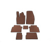 Коврики EVA Volkswagen ID.6 2021- гг. (Коричневые) 2 Ряда
