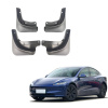 Оригинальные брызговики Premium Tesla Model 3 2017- гг. (2023+, 4 шт)