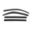 Ветровики с хромированным молдингом Niken Luxury Lexus LX570/450d 2008-2022 гг. (2008-2015, 4 шт)
