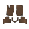 Коврики EVA Toyota Land Cruiser Prado 250 2023- гг. (Коричневые)