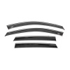Ветровики с чёрным молдингом Niken Luxury Hyundai Tucson NX4 2021- гг. (4 шт)