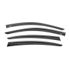Ветровики с чёрным молдингом Niken Luxury Volkswagen Passat B8 2015-2023 гг. (4 шт)