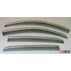 Volkswagen Golf 6 2008-2012 ветровики дефлекторы окон ASP с молдингом нержавеющей стали / sunvisors