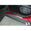 Накладки на пороги FIAT 500 X 2015- Premium NataNiko