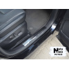 Накладки на внутренние пороги FORD EDGE II 2014- Premium NataNiko