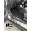 Накладки на пороги Citroen C3 AIRCROSS 2017- 4 шт на метал Premium NataNiko