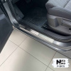 Накладки на пороги Skoda KAROQ 2018- 4 шт на метал Premium NataNiko