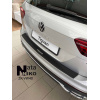 Накладки на бампер VW TIGUAN II 2015- с загибом нержавейка+пленка Карбон NataNiko