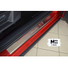 Накладки на пороги Seat ARONA 2017- 4 шт на метал Premium NataNiko