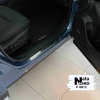 Накладки на пороги SUBARU FORESTER V (SK) *2018- Premium - 2шт, наружные - на метал NataNiko