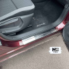 Накладки на пороги Nissan JUKE II 2019- 4 шт. установка на метал - NataNiko