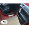Накладки на пороги PEUGEOT 308 II 5D 2014- Premium NataNiko
