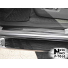 Накладки на пороги для Тойота LAND CRUISER 120 PRADO 2002- Premium NataNiko