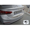Накладки на бампер с загибом Hyundai ACCENT V 4D 2017- NataNiko
