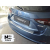 Накладки на бампер с загибом Mazda 3 III 5D FL 2016- NataNiko