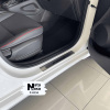 Накладки на пороги HYUNDAI KONA *2019- Premium - 4шт, наружные - на метал NataNiko