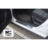 Накладки на пороги Mazda CX-3 2015- 4 шт на Пластик Premium NataNiko