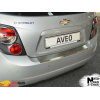 Накладки на бампер з загином CHEVROLET AVEO III 5D (2011-2020) NataNiko