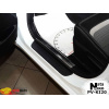 Накладки на внутренние пороги KIA CEED SW JD / CEED II 5D 2013- Premium NataNiko