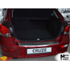 Накладки на бампер з загином CHEVROLET CRUZE 5D FL 2013- NataNiko
