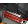 Накладки на внутренние пороги MAZDA 3 III 4D 2013-2018 Premium NataNiko