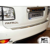 Накладки на бампер с загибом NISSAN PATROL VI 2010- NataNiko