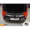 Накладки на бампер із загином KIA SOUL II 2014-2019 NataNiko