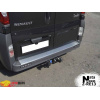 Накладки на бампер с загибом RENAULT TRAFIC II (VIVARO) 2007- NataNiko