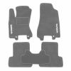 Килимки текстильні NISSAN ROGUE 2 2014-2020 сірі в салон