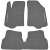 Коврики текстильные CHEVROLET AVEO (2011-2020) серые в салон