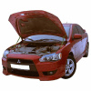 Газовый упор капота для Mitsubishi Lancer X 2007-2017 2 шт.