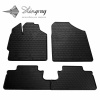 Ковры салона для Тойота Yaris 06- (design 2016) (4 шт) - Stingray